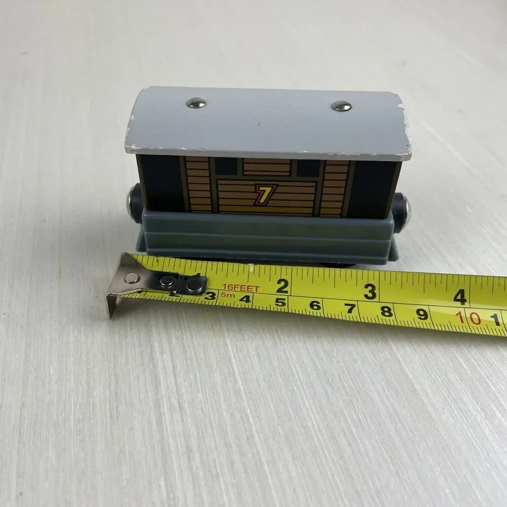 Thomas And Friends Toby The Team Engine #7 Wooden Railway Magnetic 1996